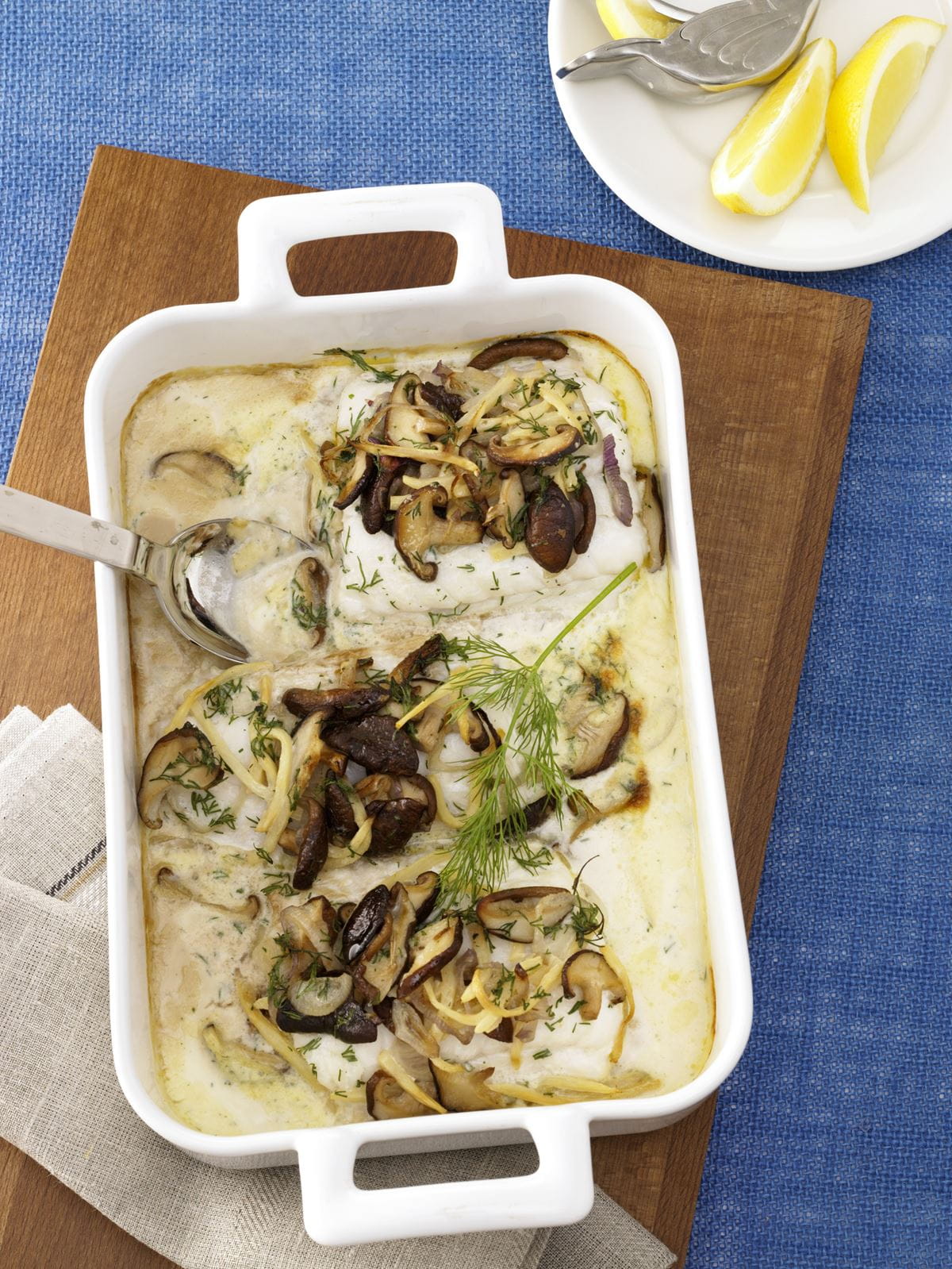 recipe image Kabeljaufilet mit Shiitake Pilzen