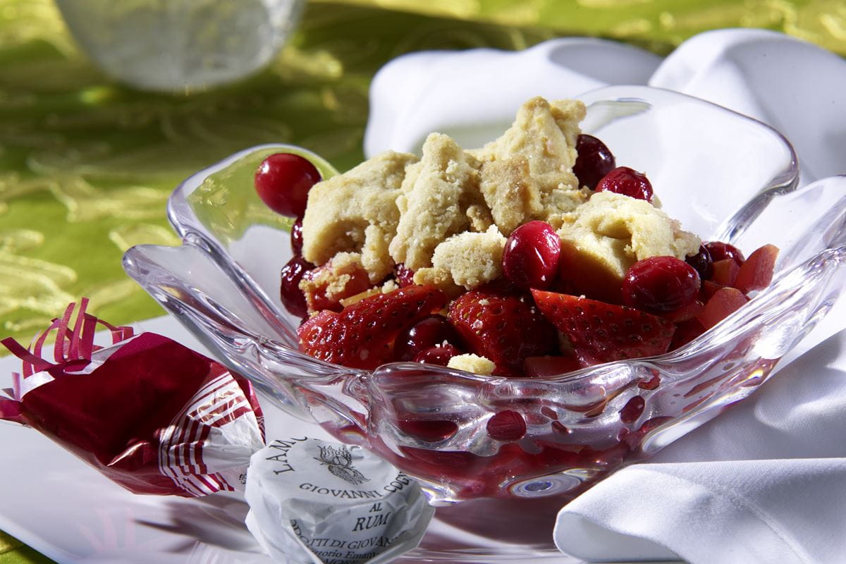 recipe image Cranberry-Erdbeer-Crumble