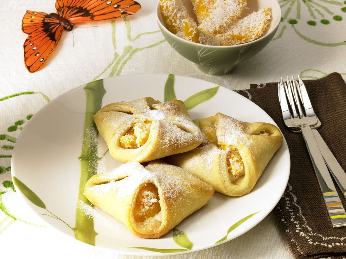 recipe image Exotische Quarktaschen