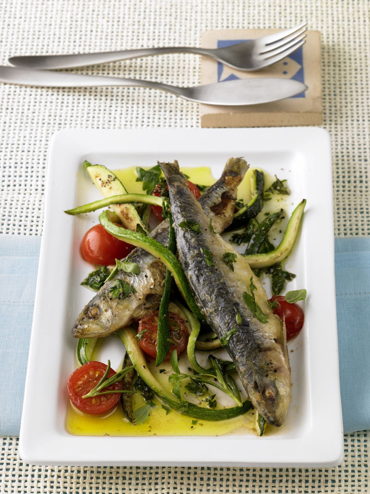 recipe image Lauwarme Antipasti mit Sardinen