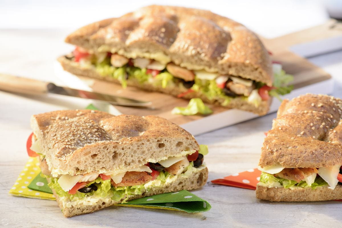 recipe image Caesar Fladenbrot