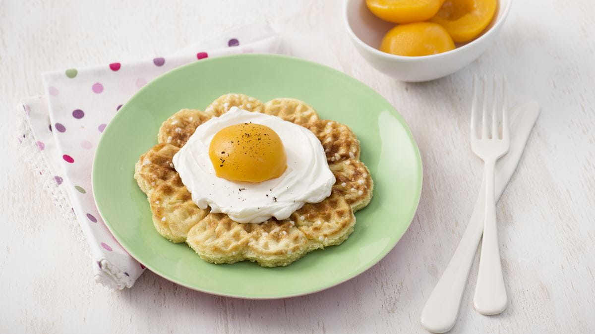 recipe image Süße Waffeln "Spiegelei"