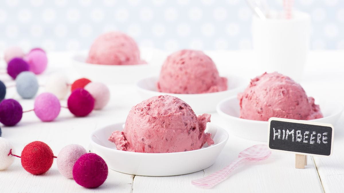 recipe image Himbeereis