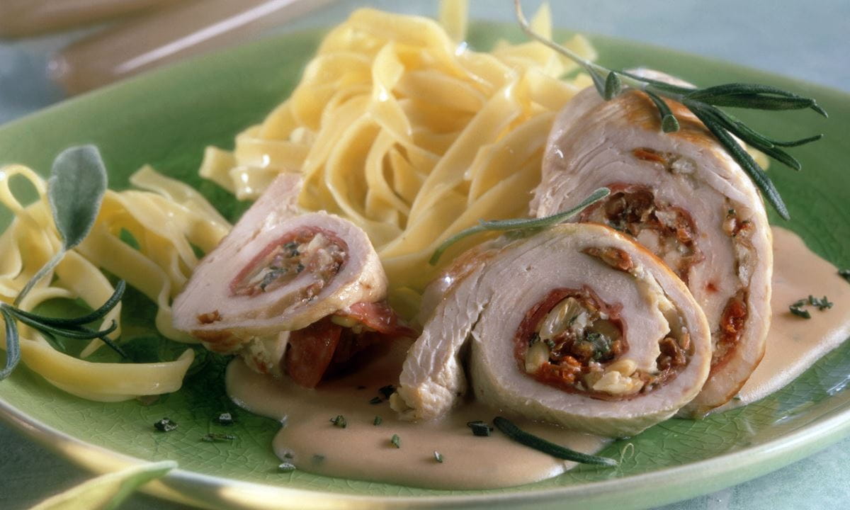 recipe image Gefüllte Hähnchenroulade