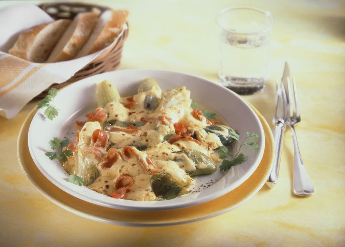 recipe image Gratinierte Lauchstangen