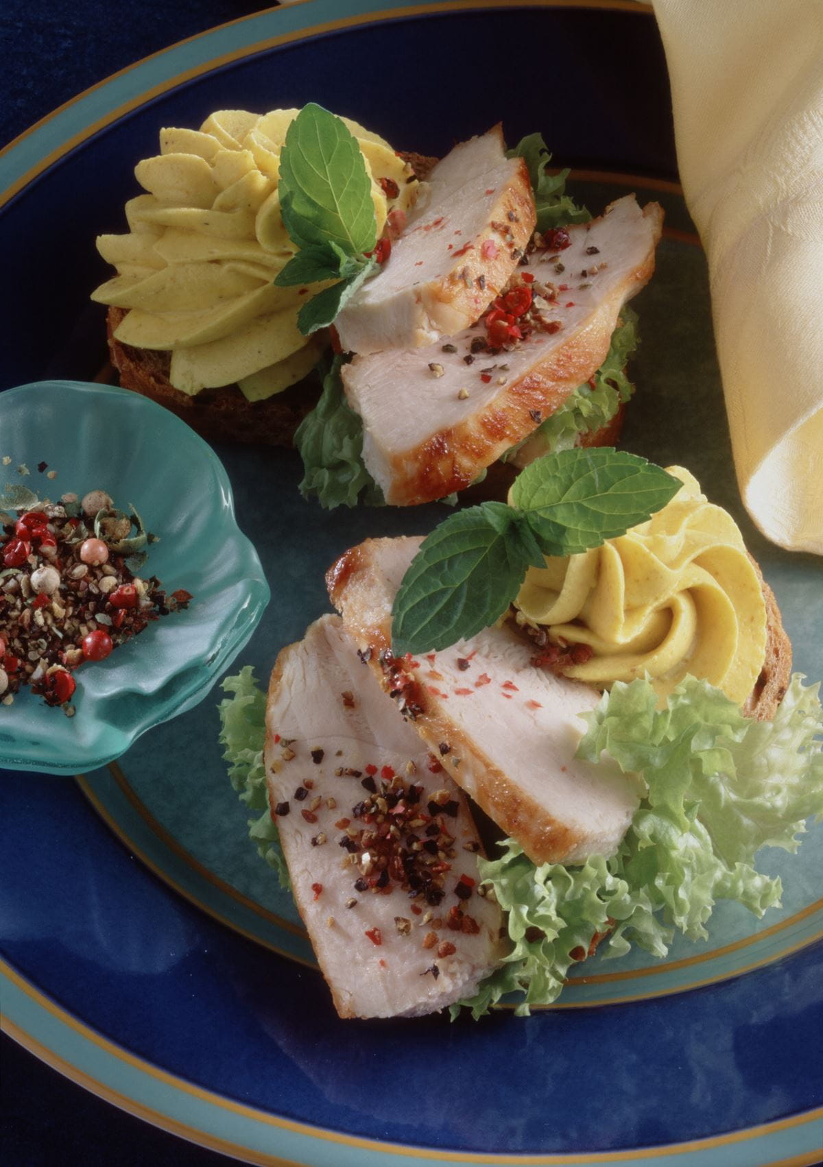 recipe image Hähnchen-Baguette mit Currycreme