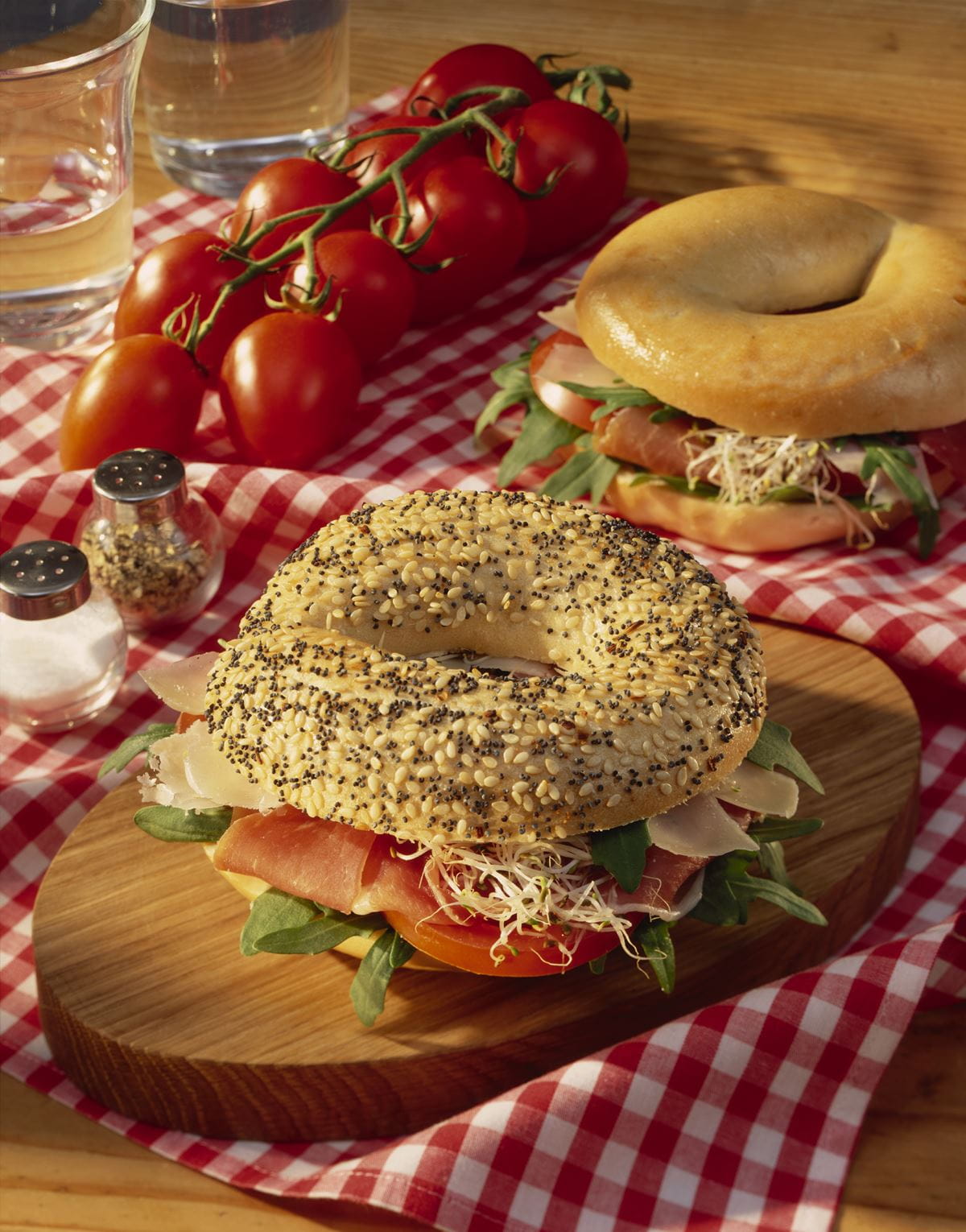 recipe image Parmaschinken Bagel
