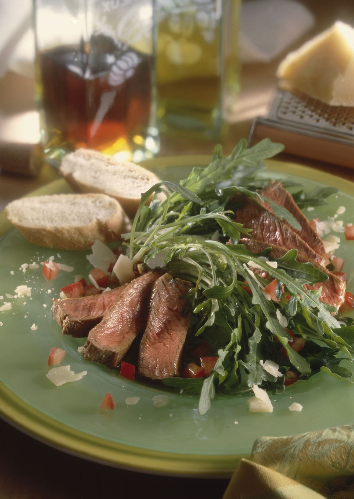 recipe image Rumpsteakscheiben auf Rucola