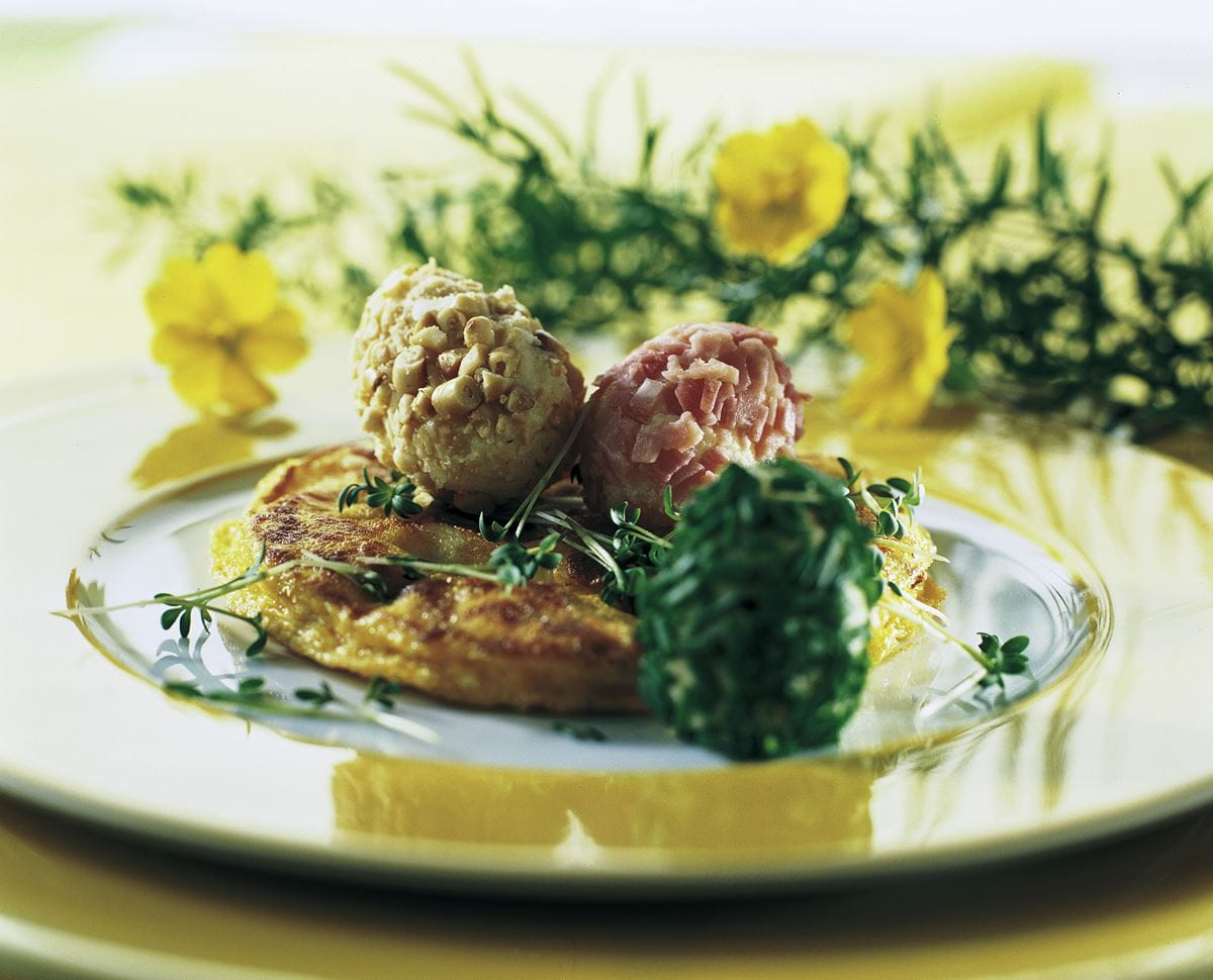 recipe image Französische Omeletts mit Rama-Käse-Eili