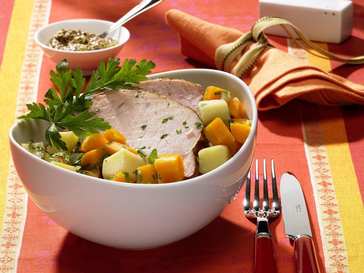 recipe image Winterliches Möhrengemüse mit Kasseler