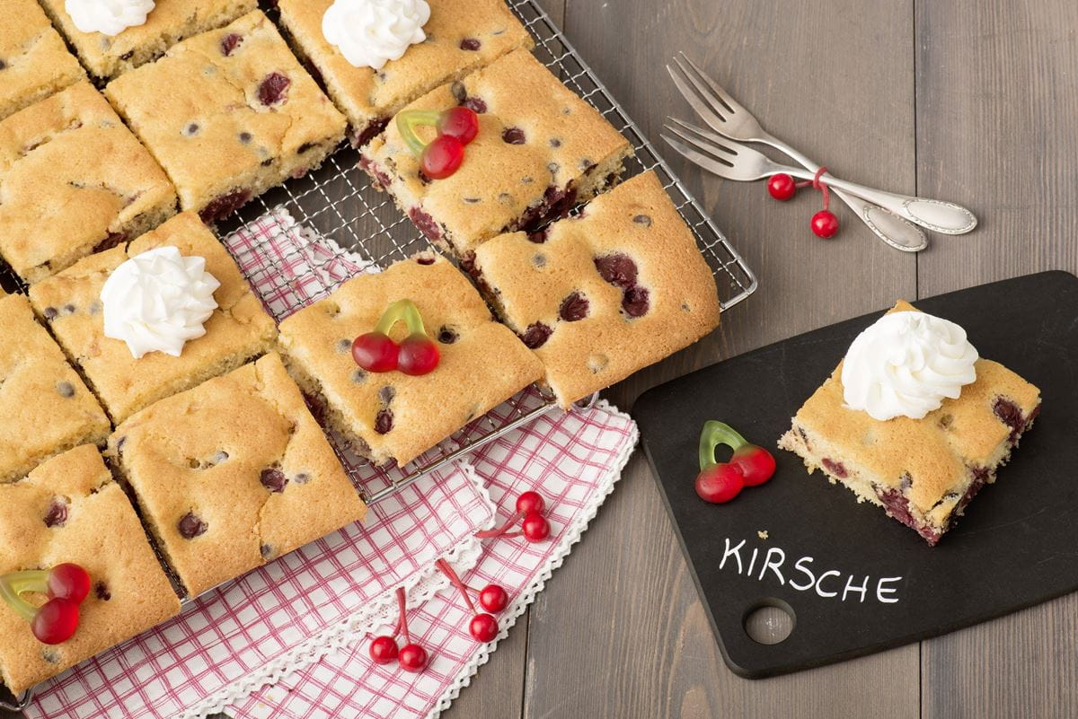 Kirschkuchen Vom Blech