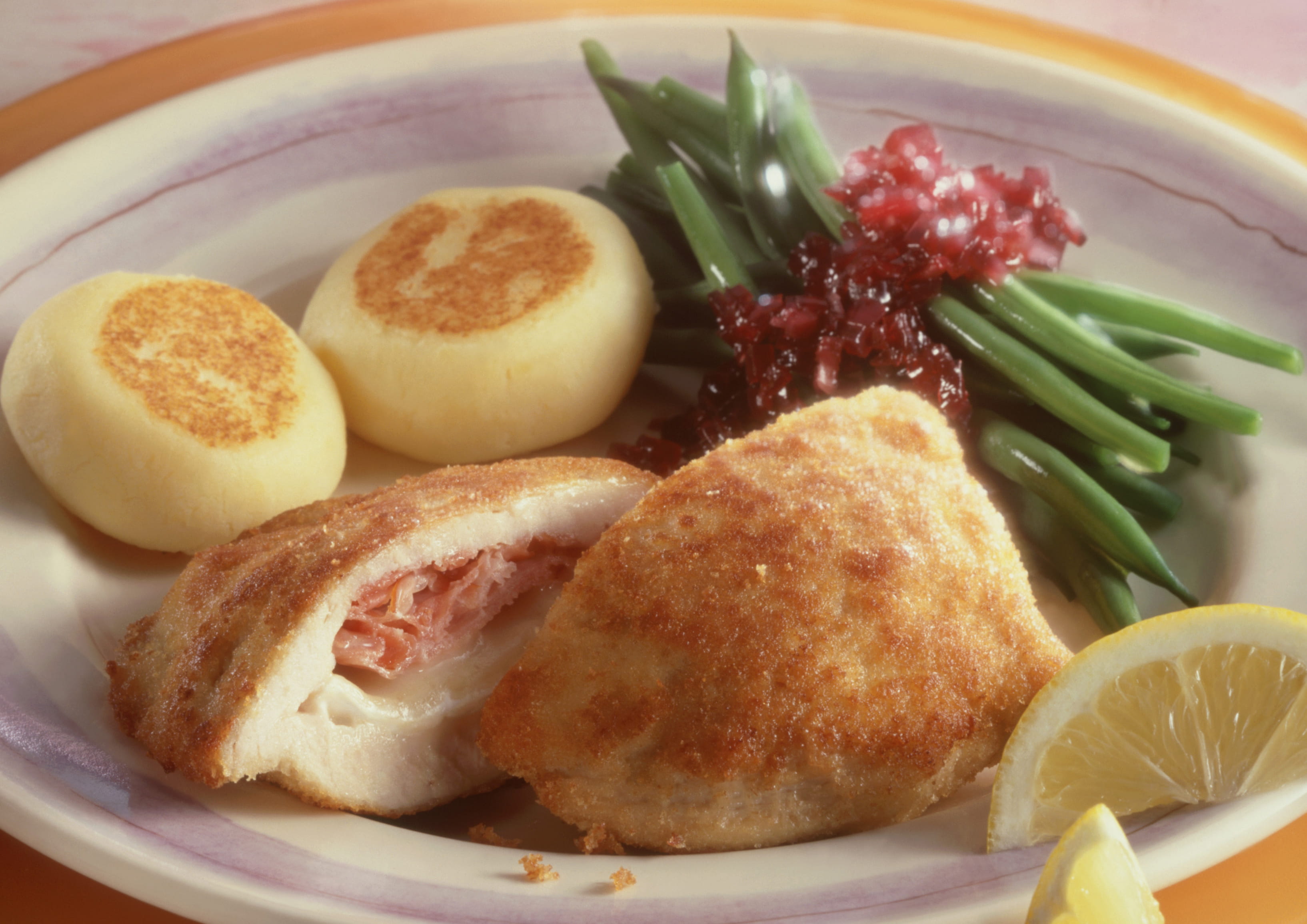 Cordon bleu von der Putenbrust