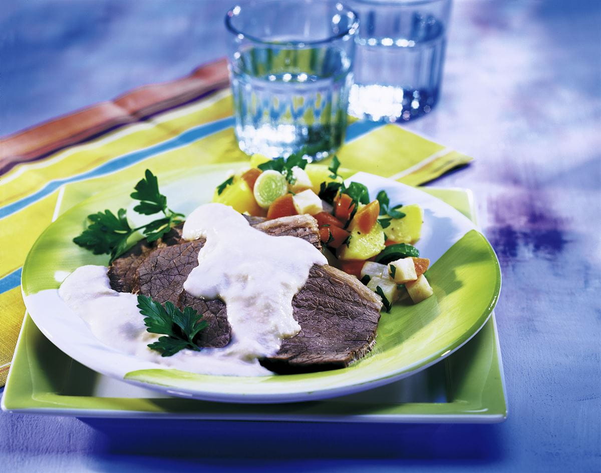 Tafelspitz mit Meerrettichsauce