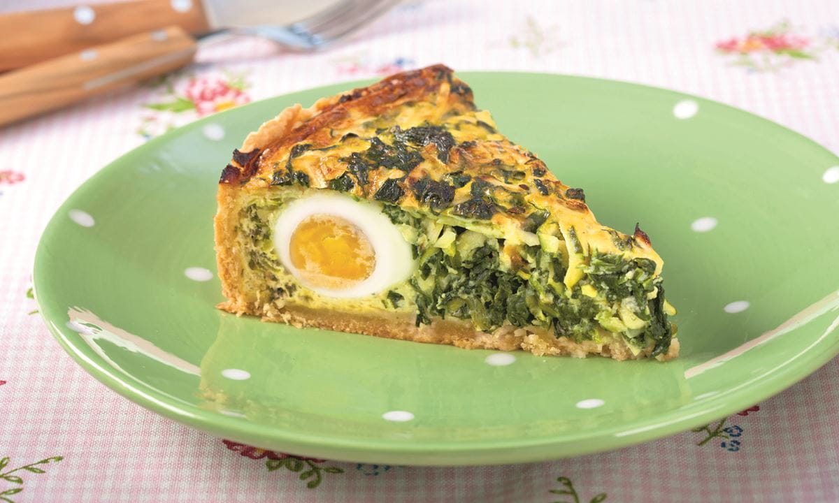 recipe image Spinat-Quiche