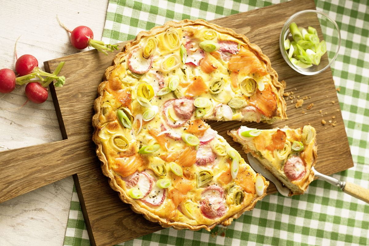 recipe image Lachsquiche