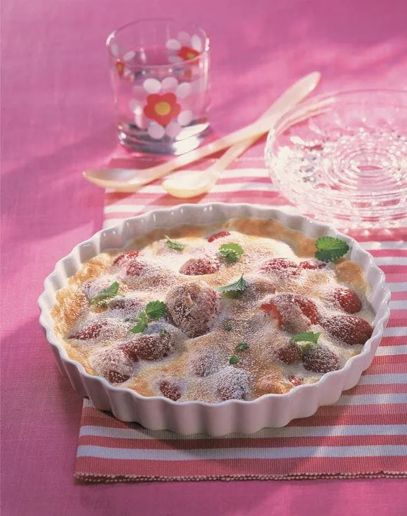 Gratinierte Erdbeeren
