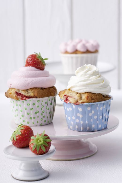 recipe image Erdbeer-Cupcakes
