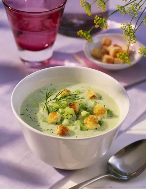 recipe image Kalte Gurkensuppe