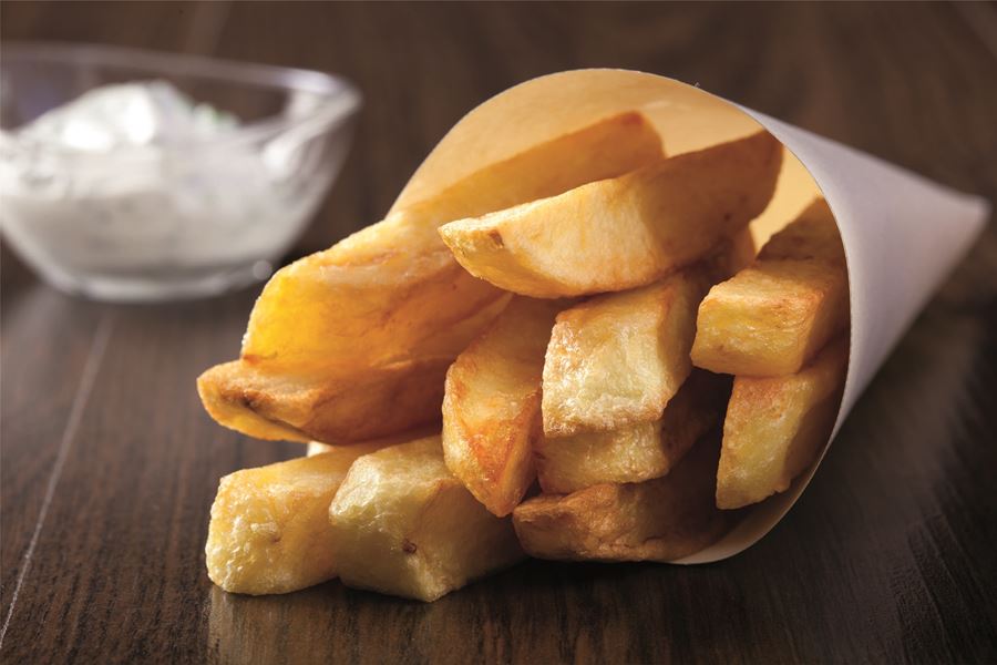 recipe image XL-Pfannen-Pommes-frites mit Dip