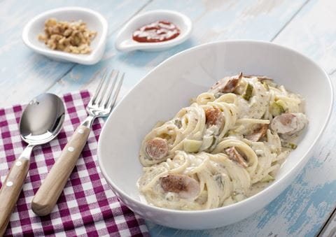 recipe image Pasta Hot Dog
