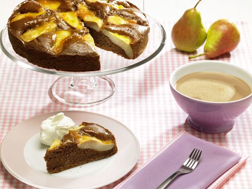 recipe image Schokoladen-Birnen-Kuchen