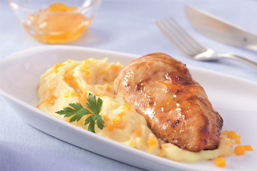 recipe image Hühnerbrust mit Orangenglasur