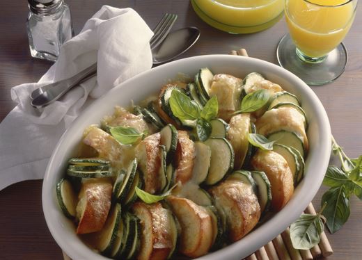 recipe image Brot-Zucchini-Auflauf
