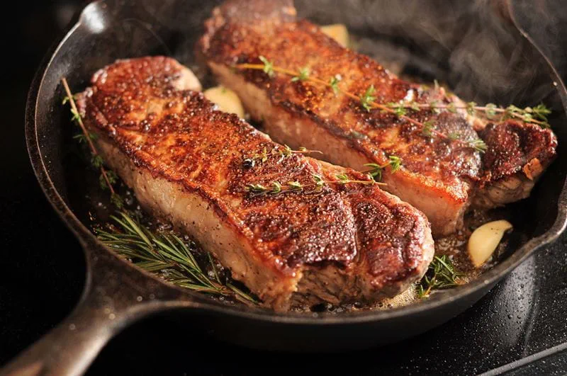 Fleisch braten