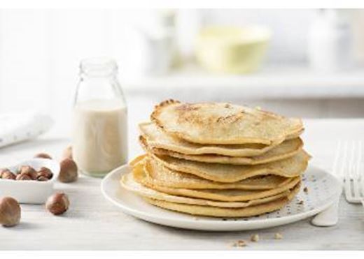 recipe image Pfannkuchen mit Haselnussmilch
