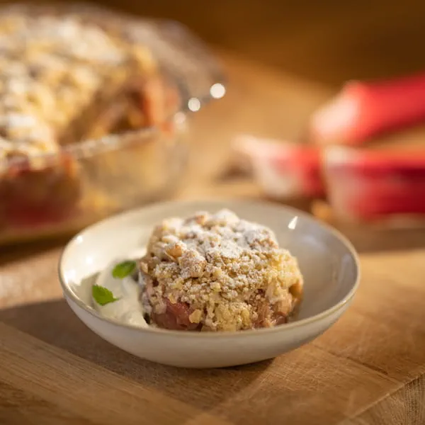 Rhabarbercrumble