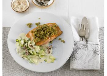 recipe image Lachsfilet aus dem Ofen