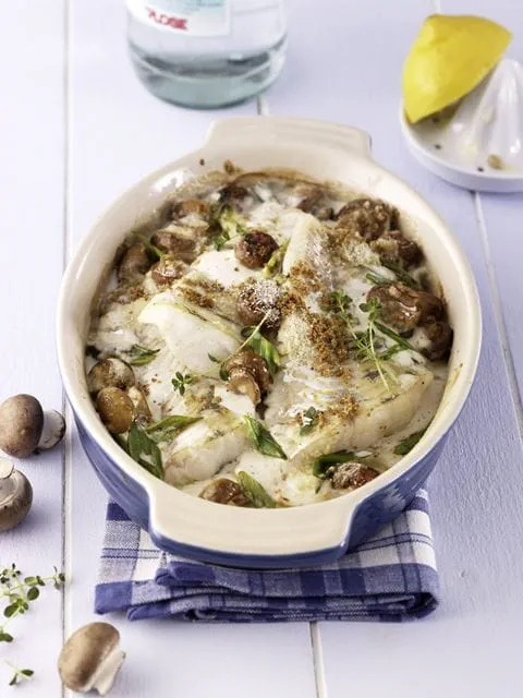 recipe image Pilz – Fischpfanne