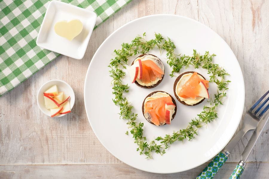 recipe image Lachs, Luft & Liebe