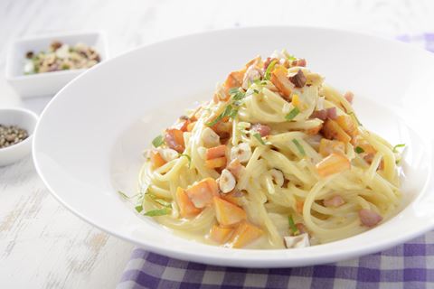 recipe image Herbstliche Spaghetti à la Carbonara