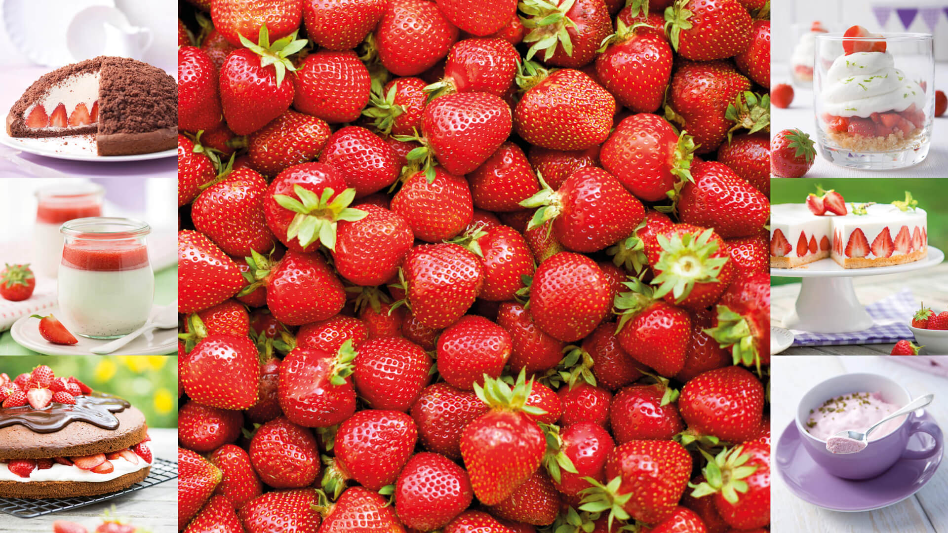 Vielfältige Erdbeer-Rezepte von und mit Rama