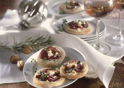 recipe image Kleine Zwiebelpizzen