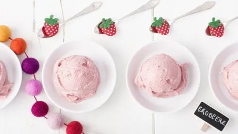 recipe image Erdbeereis