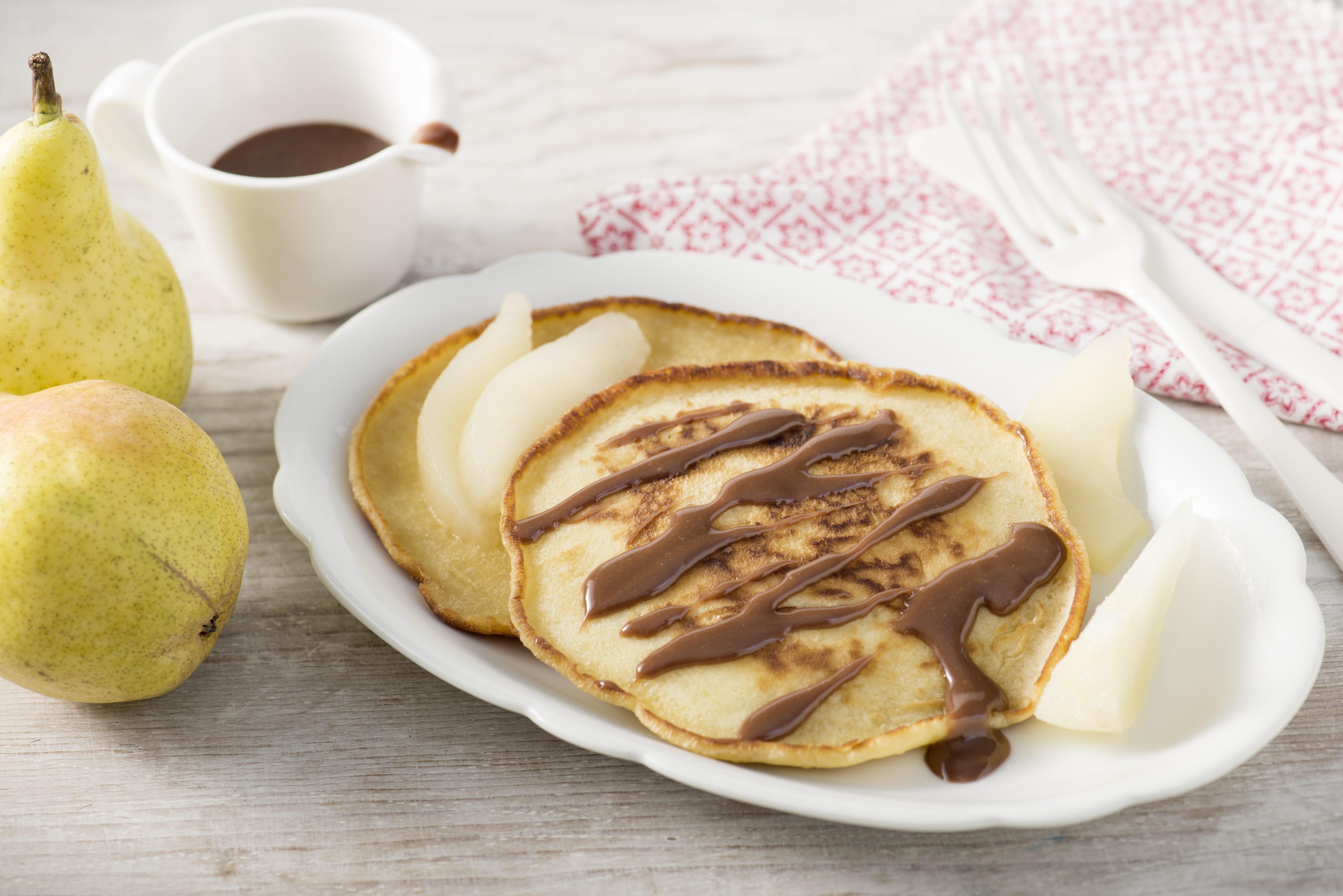 Pfannkuchen Birne Helene | Rama