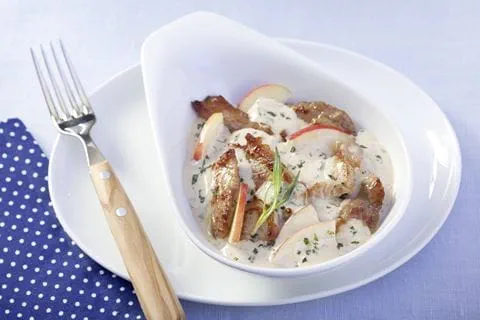 recipe image Schweinegeschnetzeltes mit Estragonsoße