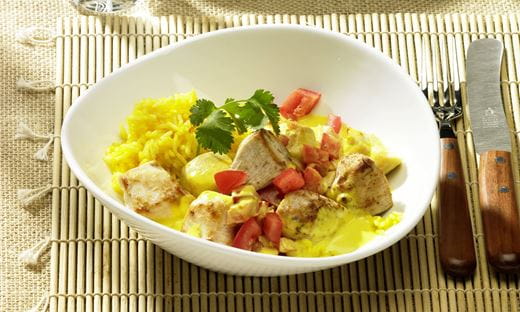 recipe image Hähnchenbrustfilet in Kardamomcreme