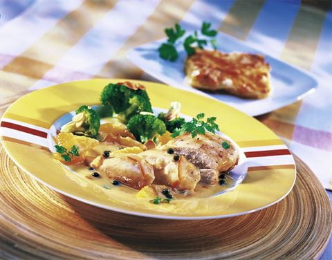 recipe image Hähnchenbrustfilet in Orangensauce