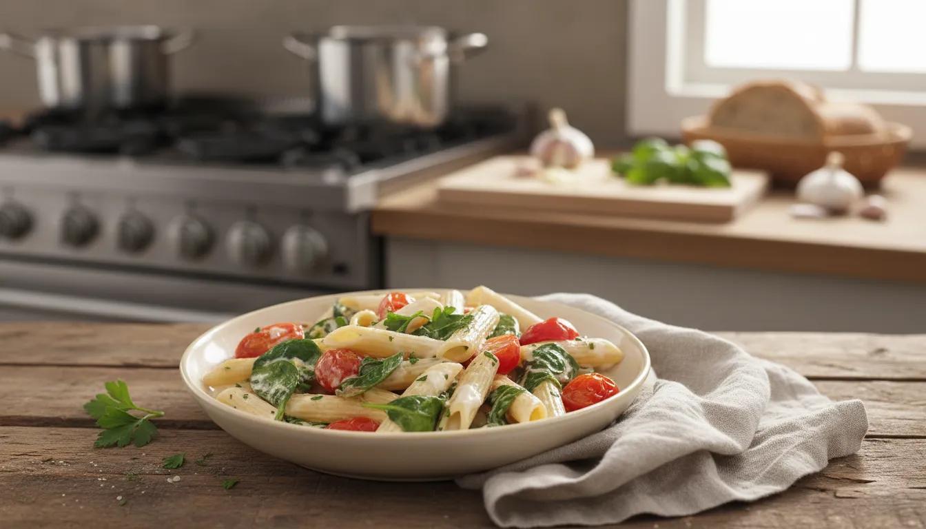 webimage-Tomaten-Spinat-Penne