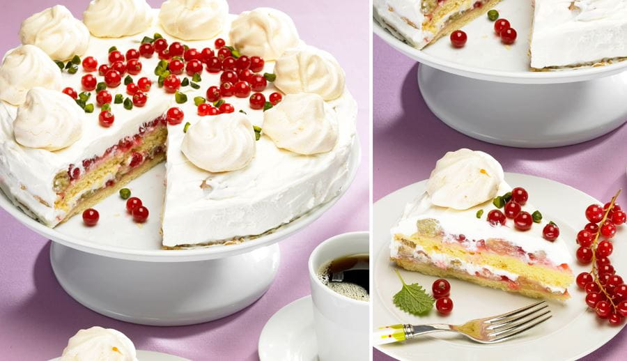 recipe image Stachelbeertorte mit Baiser