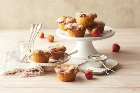 recipe image Erdbeermuffins mit Ricotta