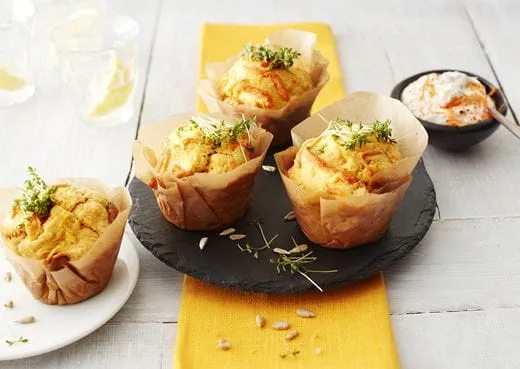 recipe image Möhren-Muffins mit Dip