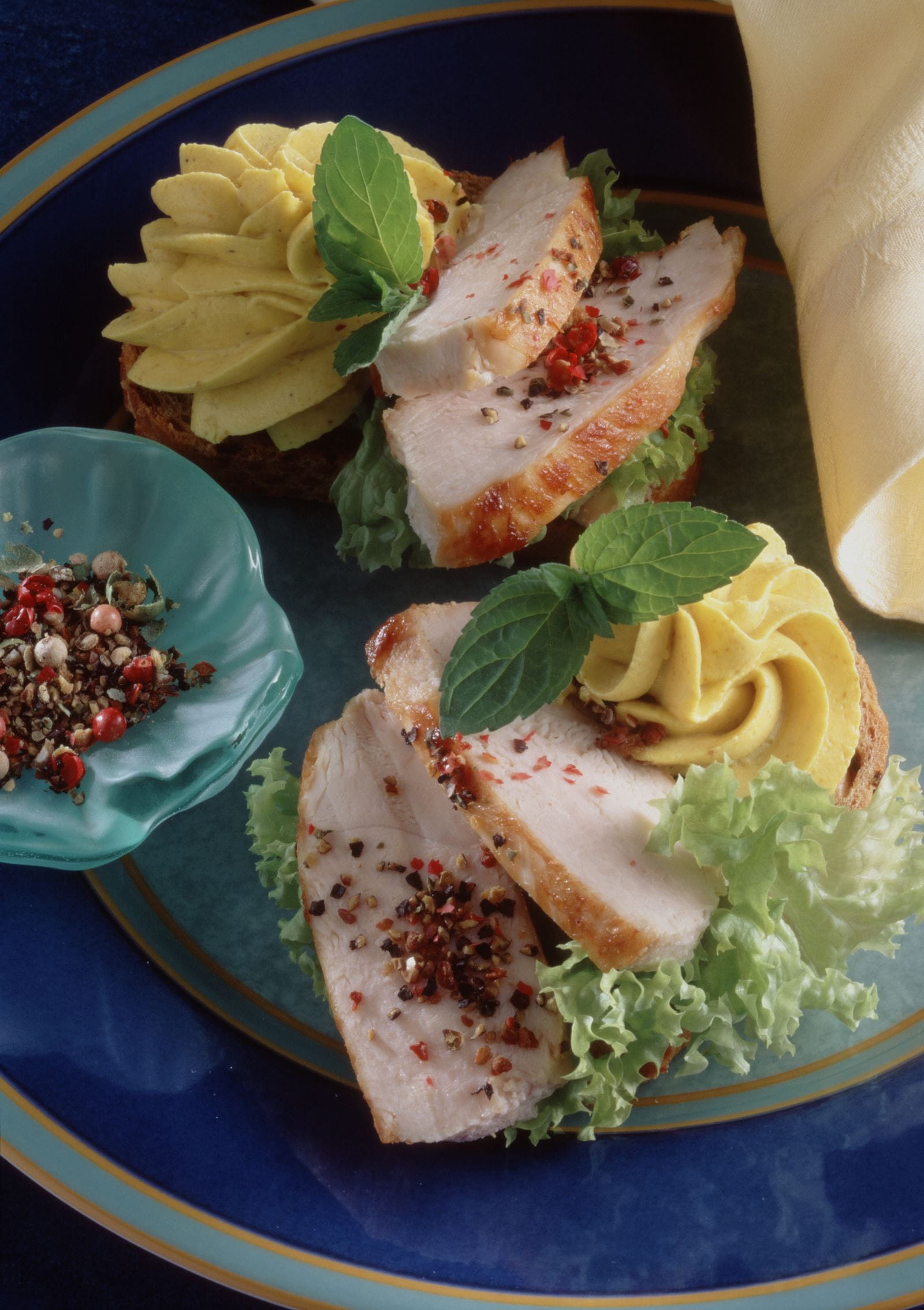 recipe image Hähnchen-Baguette mit Currycreme