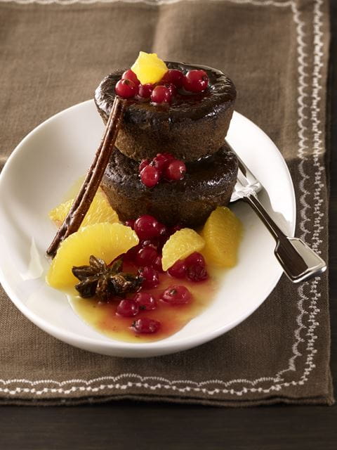 recipe image Schokoküchlein mit Orangensauce
