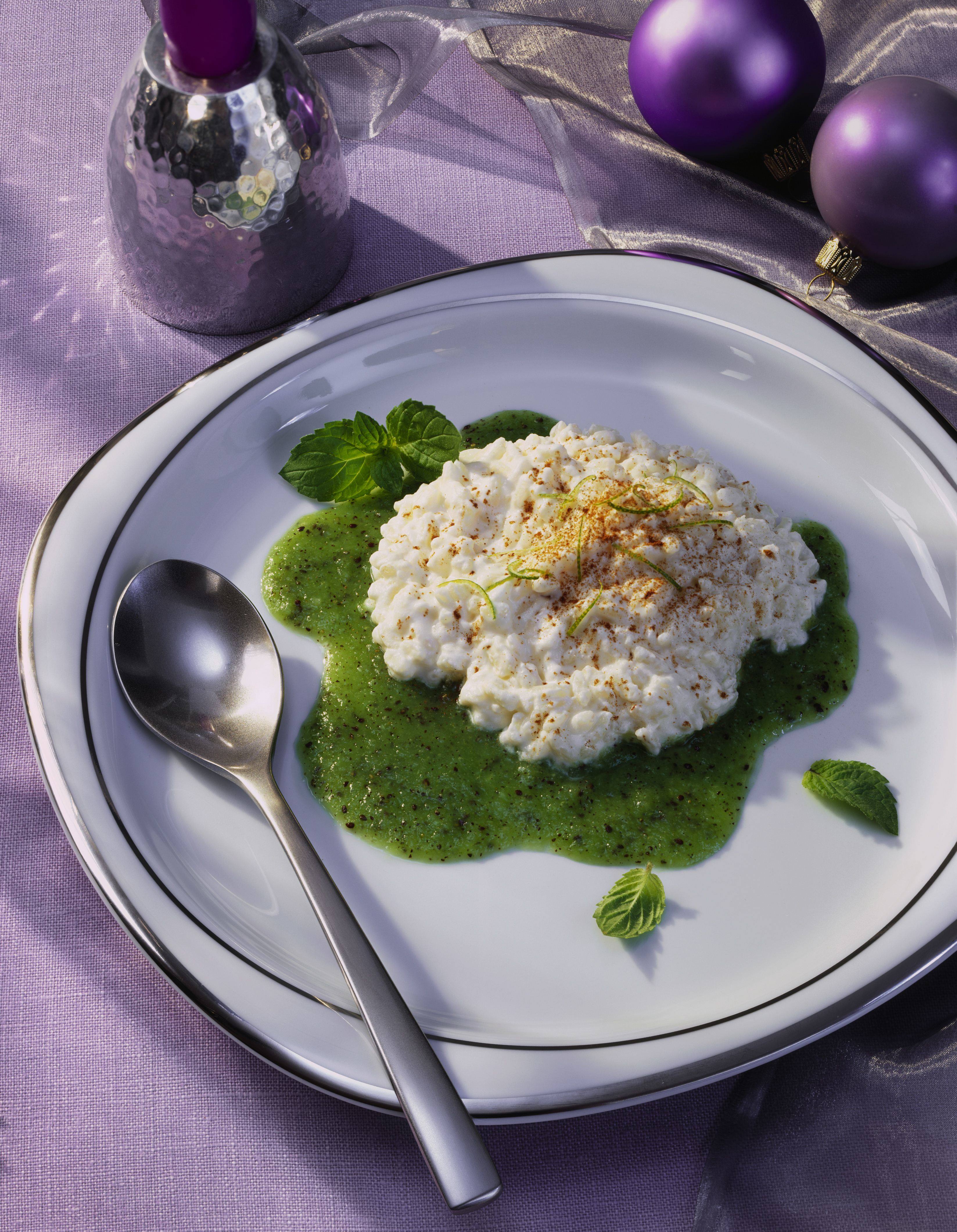 Süßes Risotto mit Kiwipüree | Rama
