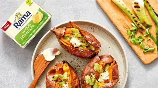 recipe image Gegrillte Süßkartoffeln