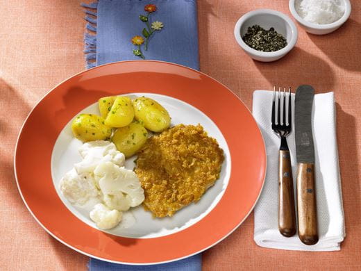recipe image Schnitzelchen mit Blumenkohl